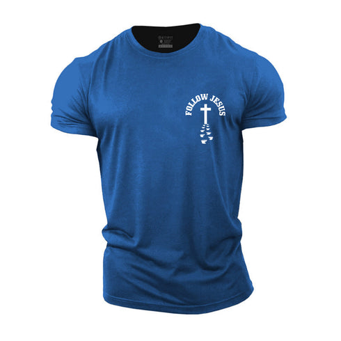 Men's Follow Jesus Cotton T-Shirt